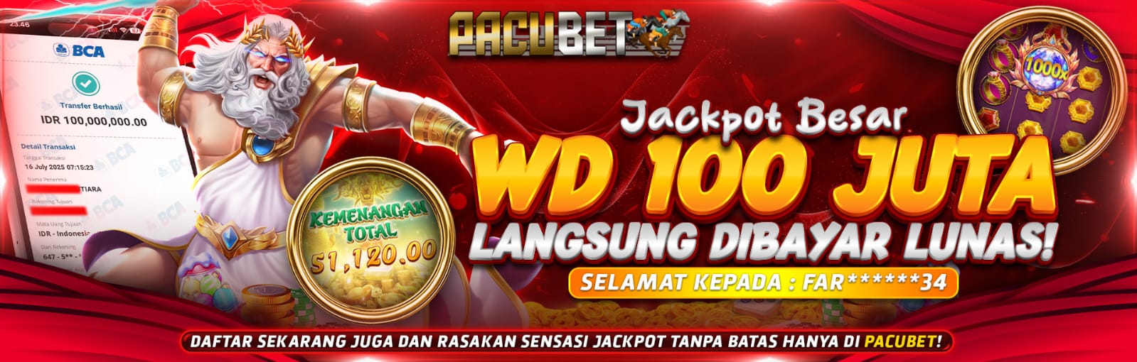 Bukti menang 2025